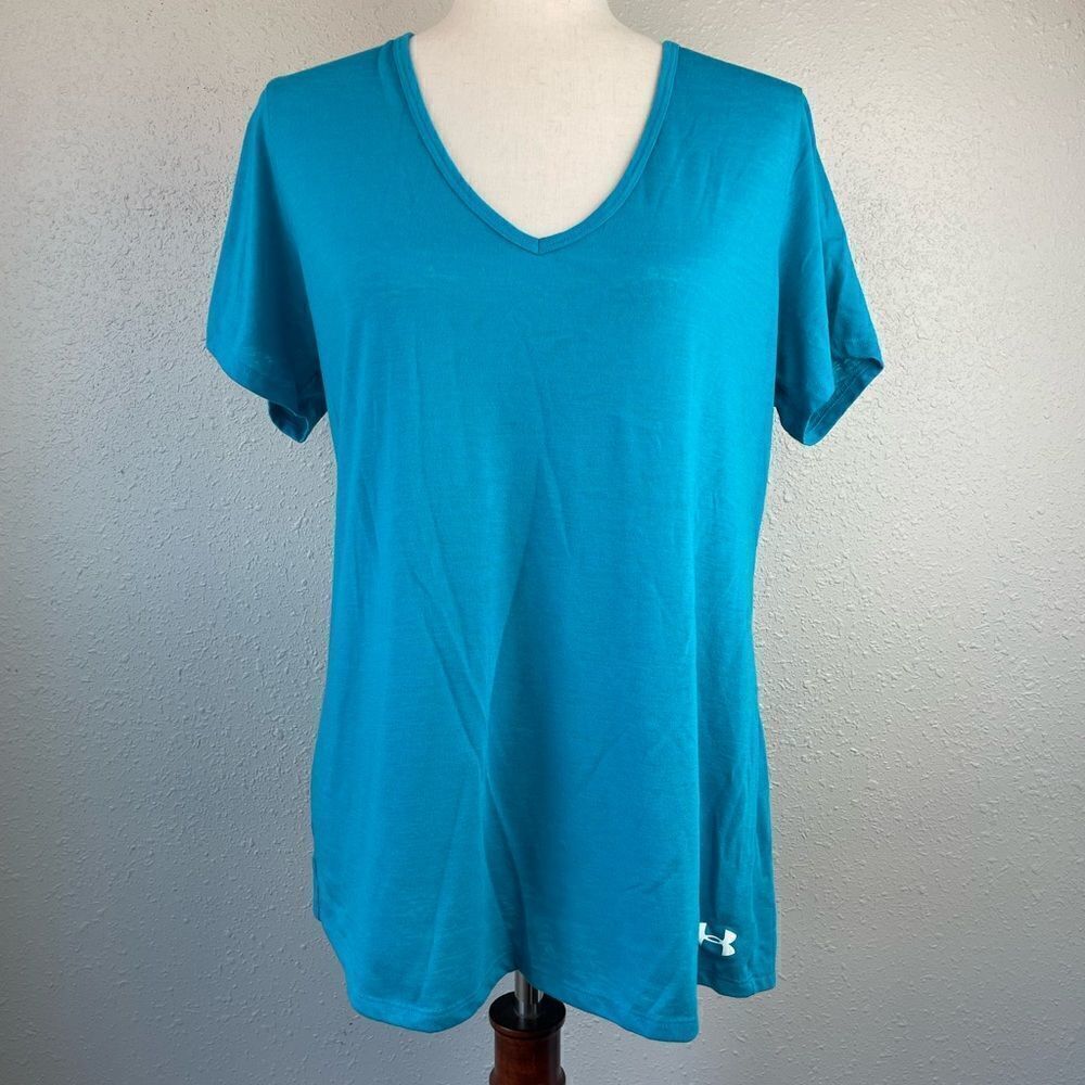 Under Armour Semi Fitted Heat Gear T-Shirt Size XL EUC